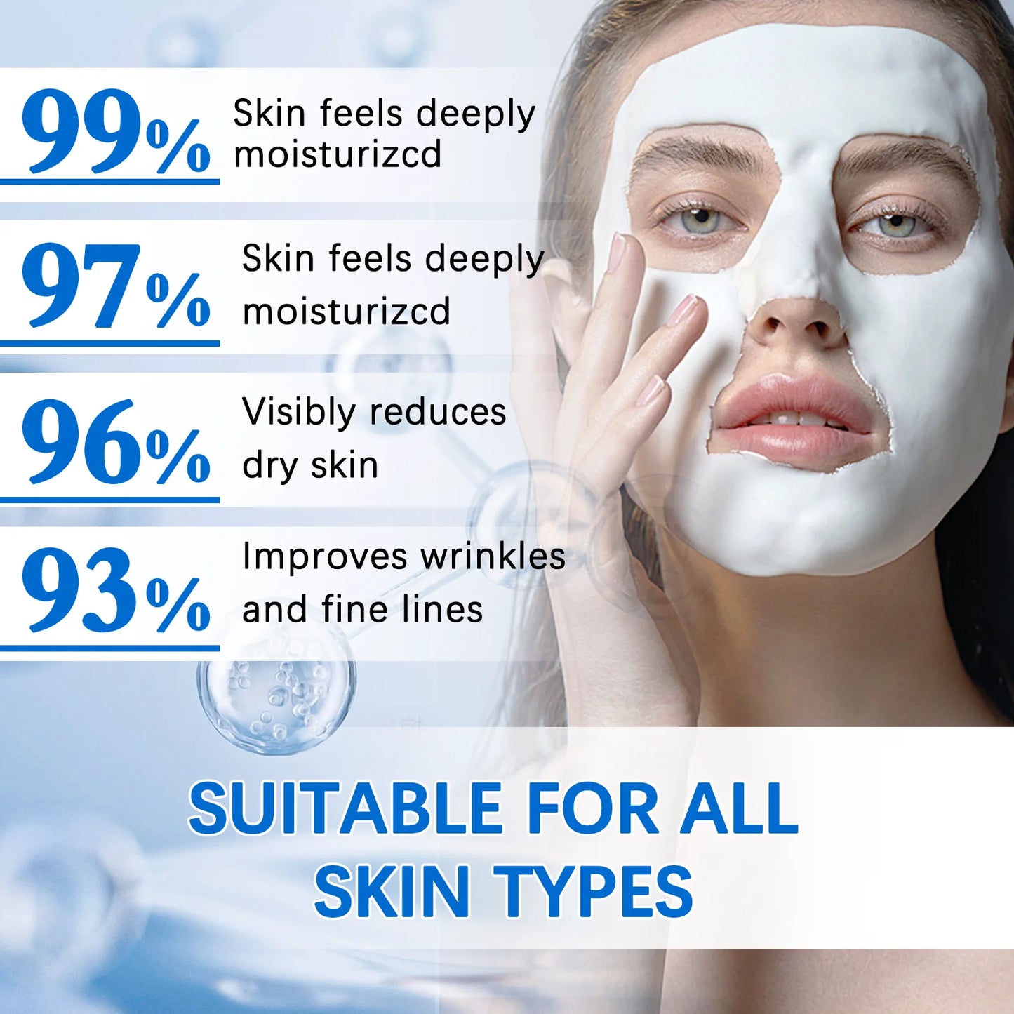 Maschera viso idratante