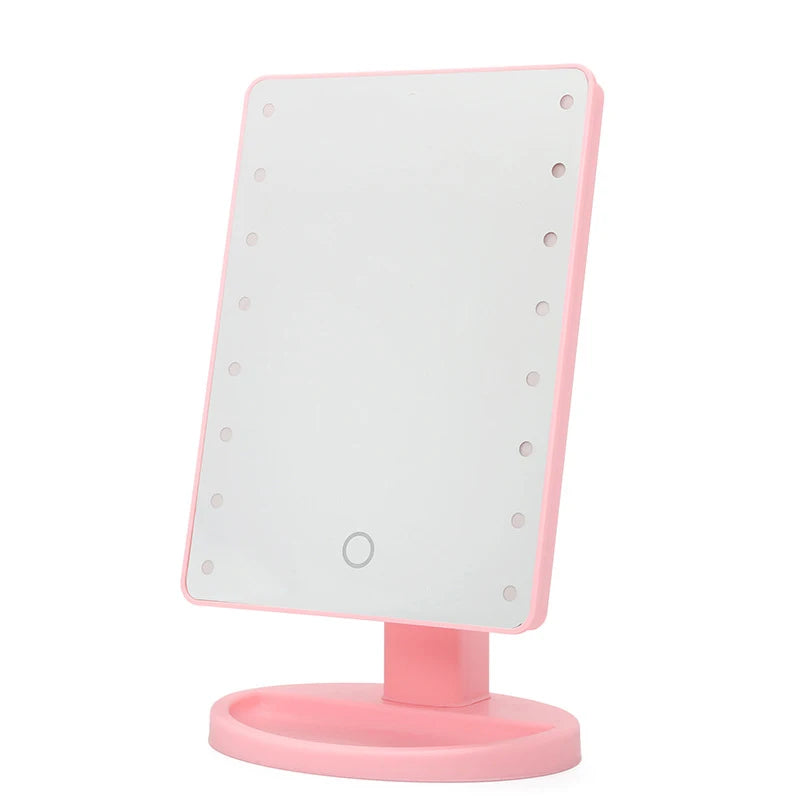 Specchio da trucco con LED